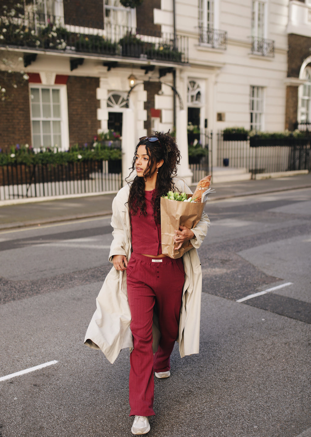 Mulberry Pointelle Organic Trouser