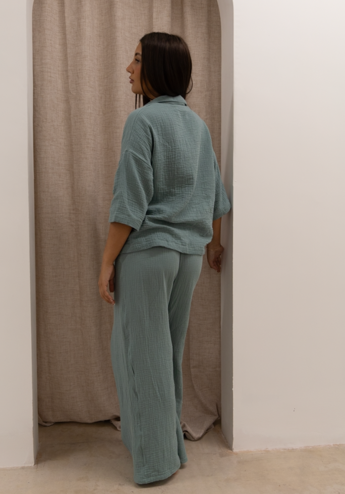 Seagrass Green Long Set