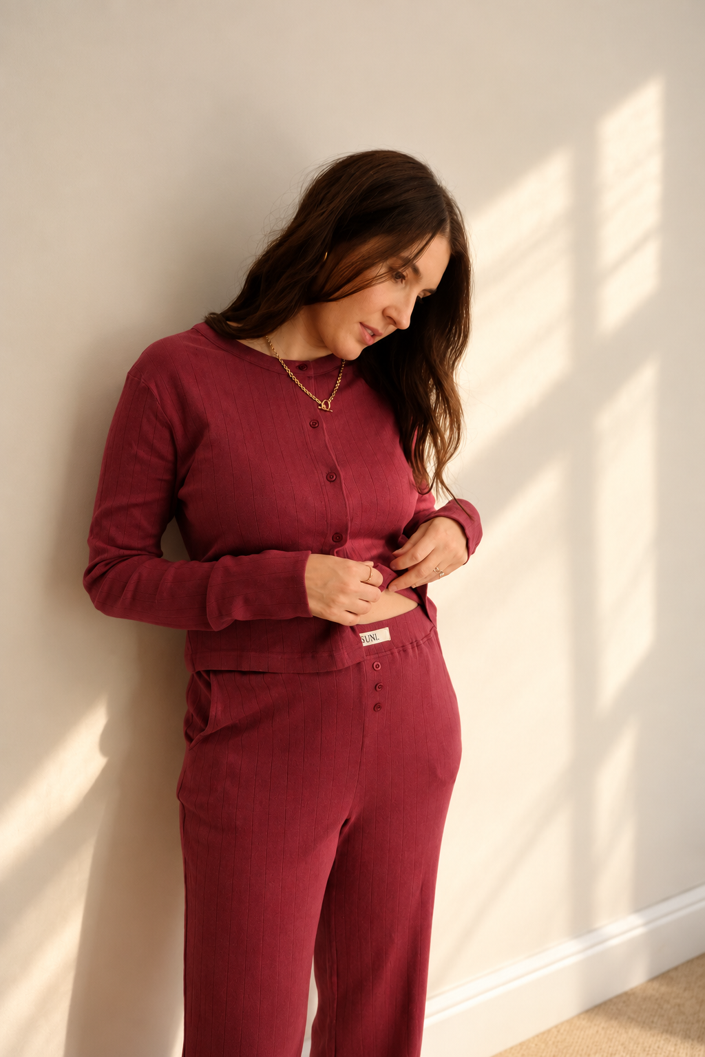 Mulberry Pointelle Organic Trouser